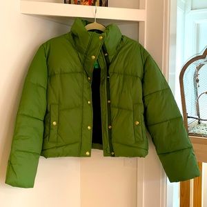 JCrew cropped puffer jacket